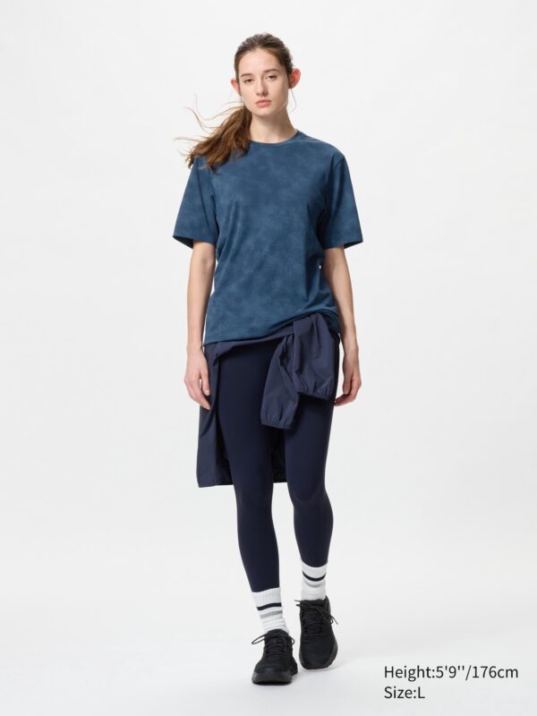 Patterned Crew Neck T-shirt - Image 2