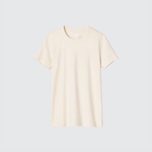 Crew Neck T-Shirt (Cream)