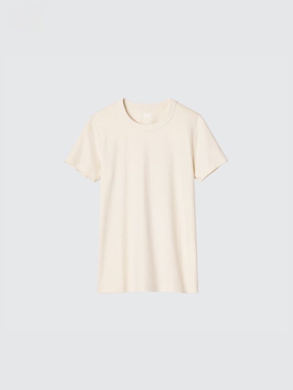 Crew Neck T-Shirt (Cream)